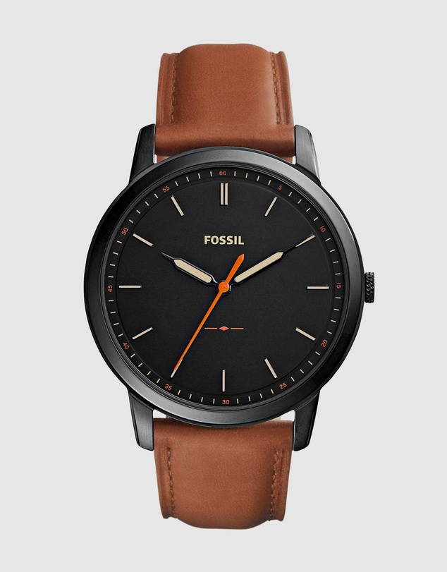 Fossil - The Minimalist 3H Brown Analogue Watch