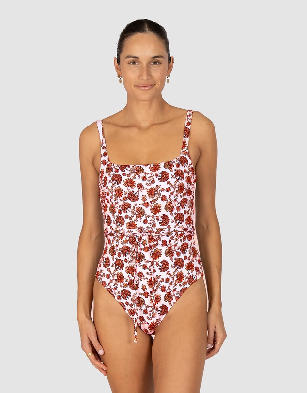 Baku Swimwear - Flamenco Square Neck One Piece Swimsuit