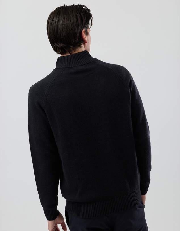 Wayver - Half Zip Wool Blend Knit