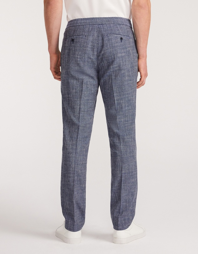 Calibre - Crossweave Elastic Waist Suit Pants Blue