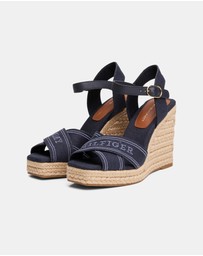 Tommy Hilfiger - Wedge Heel Espadrille Sandals - Women's