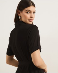 Atmos&Here - Harriet Viscose Twill Midi Dress