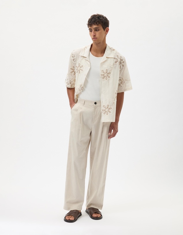 AERE - Leon Relaxed Pleated Pants
