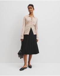 Country Road - Merino Long Sleeve Knit Shirt