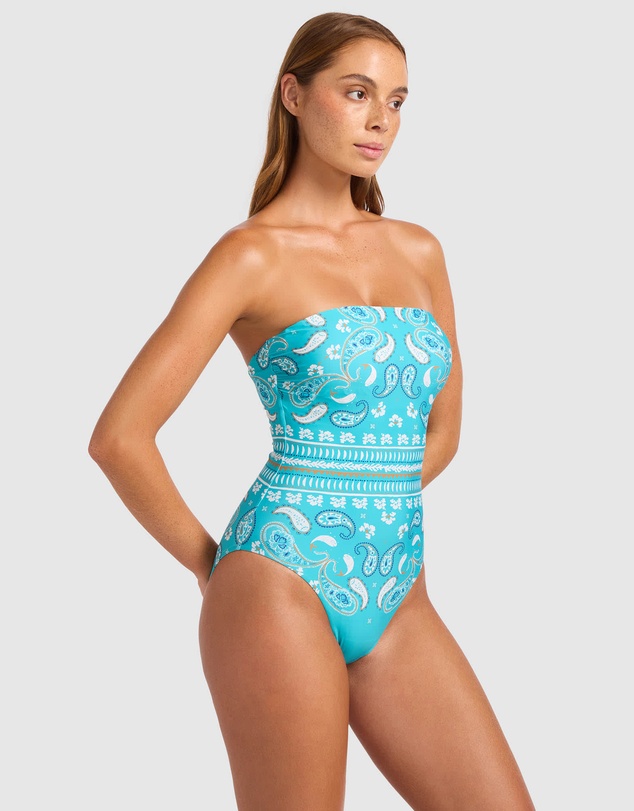 Seafolly - Drift Club Bandana DD Bandeau One Piece Swimsuit