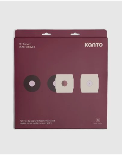 iWorld - Kanto TT-IS20 Poly-Lined Paper Inner Sleeves for 12