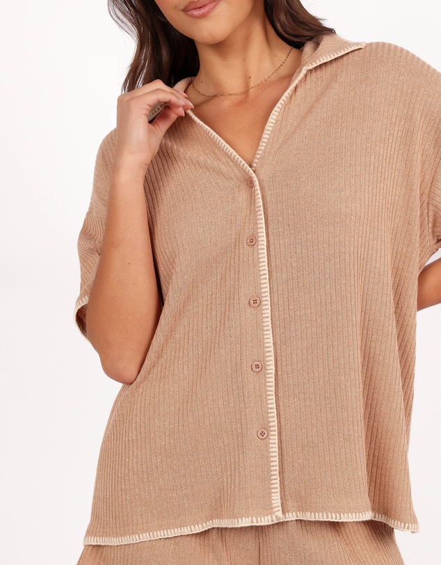 Petal & Pup - Essen Knit Short Set - Mocha Cream