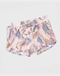 Aqua Blu Kids - Plumeria Lycra Boardshorts - Teens