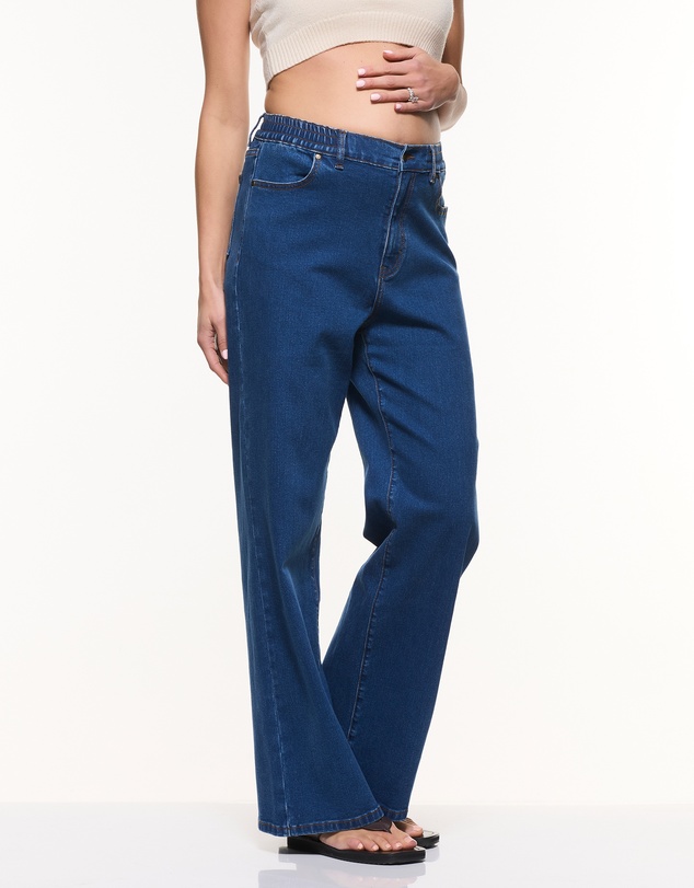 Soon Maternity - Relaxed Wide Leg Jeans
