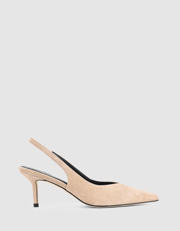 Siren - Yory Slingback Kitten Heels