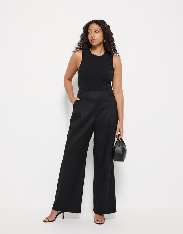 Commonry - Pull On Pleat Front Pant
