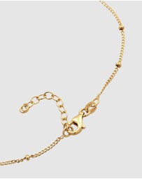 Elli Jewelry - Anklet Ball 925 Sterling Silver Gold-Plated