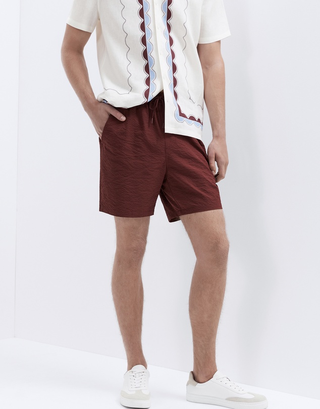 UNISON - Seersucker Swim Short