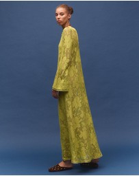 KINGA CSILLA - Nova Lace Cherry Maxi Dress