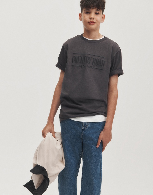 Country Road - Teen Australian Cotton Heritage Oversized T-shirt