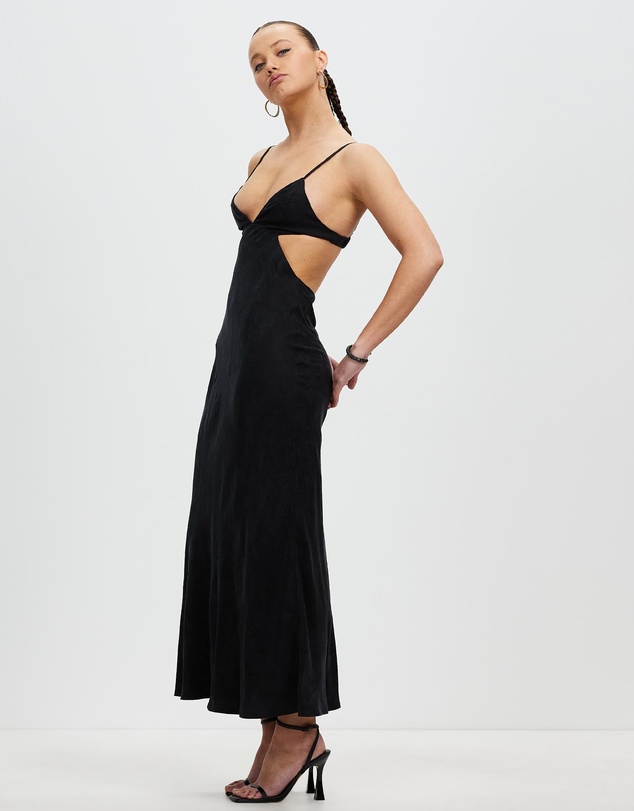 Third Form - Paisley Bias Triangle Midi Dress