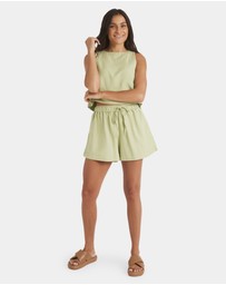 Roxy - Womens Dreamer Elastic Waist Shorts