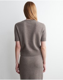 COS - Merino Wool Short-Sleeved Cardigan