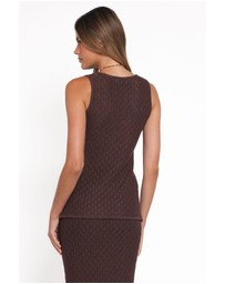 Petal & Pup - Asplie Knit Top - Espresso