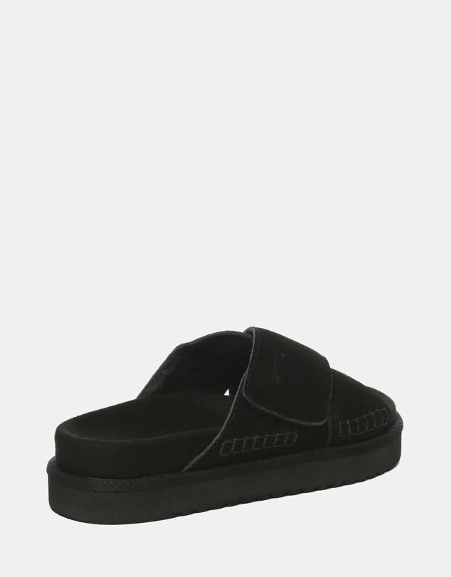 EVERAU - EverAU Ugg Lilac Cow Suede Upper Sandals