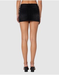 EDIKTED - Eryn Denim Mini Skirt