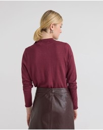 Oxford - Edwina Silk Blend Polo Collar Knit