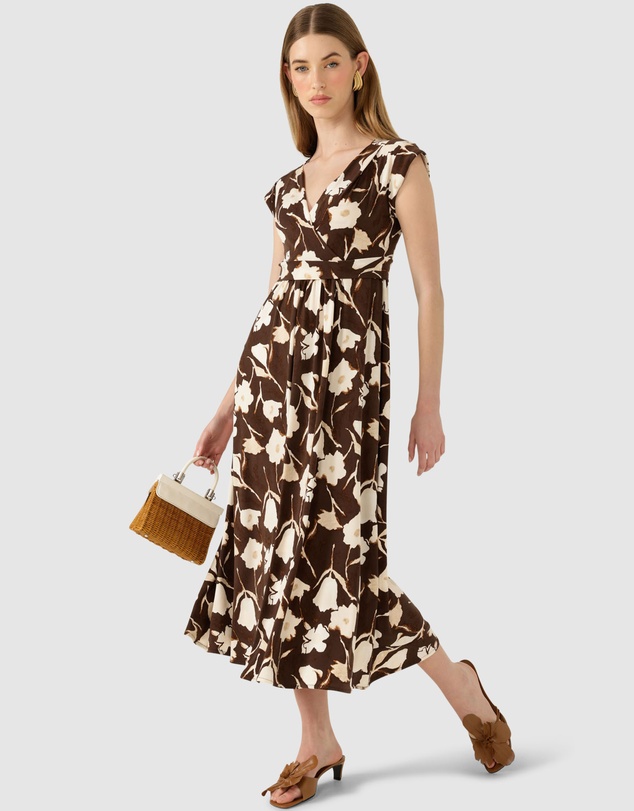 SACHA DRAKE - Cappuccino Midi Dress