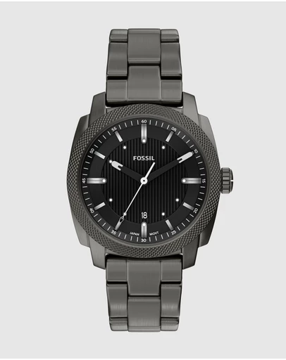 Fossil - Machine Gun-Metal Analogue Watch