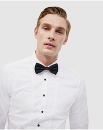 Politix - Slim Long Sleeve Panelled Formal Shirt