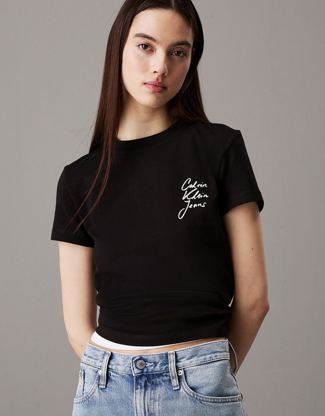 Calvin Klein Jeans - Slim Logo Baby Tee