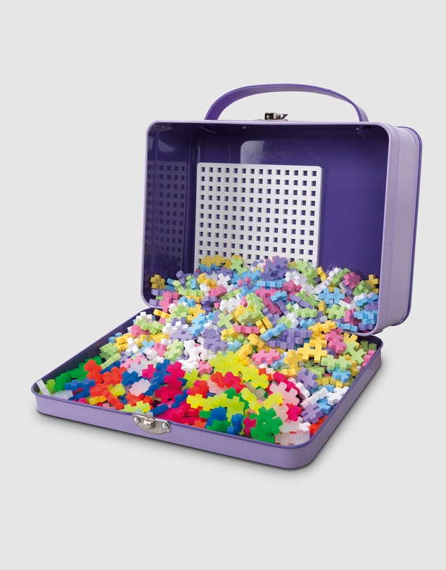 Plus Plus - Plus-Plus - Suitcase Pastel Metal - 600 pcs