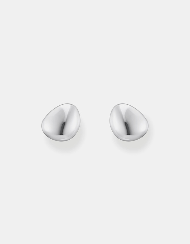 THOMAS SABO - Ear studs in organic shape silver