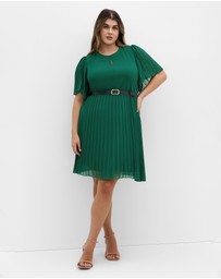 City Chic - Newberry Street Pleat Dress