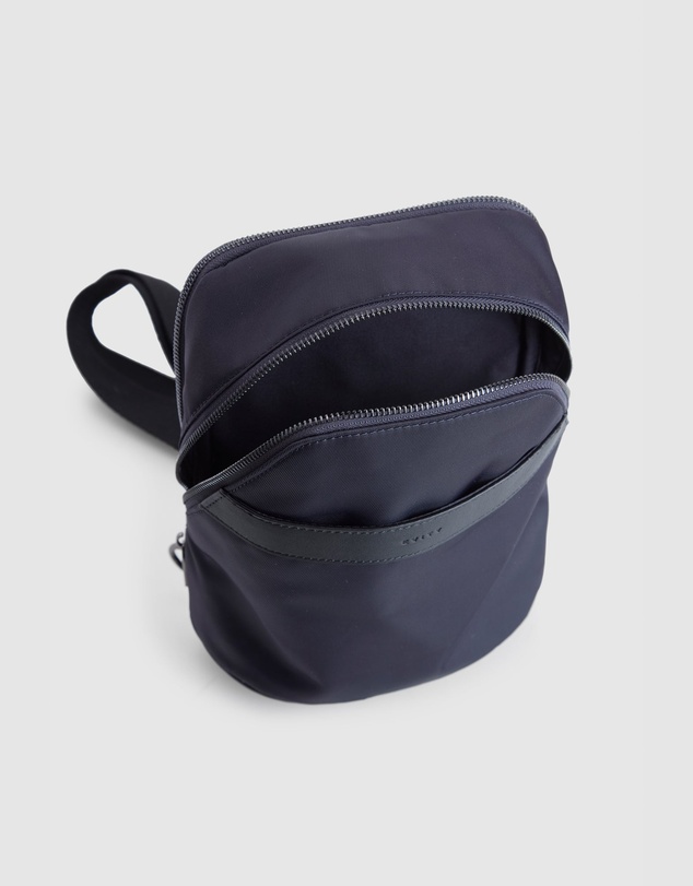 Evity - Finn Nylon/Leather Trim Sling Bag