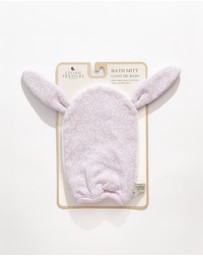 Living Textiles - Organic Bath Mitt - Whimsical Wonderland