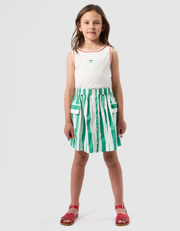 Goldie + Ace - Happy Stripe Pocket Skirt - Babies-Kids