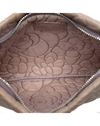 Pre-Loved by Azura Reborn - Pre-Loved Embossed Metallic Lambskin Camellia Chain Pochette