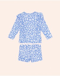 Huxbaby - Leopard Frill 2 Piece Set - ICONIC EXCLUSIVE - Babies-Kids