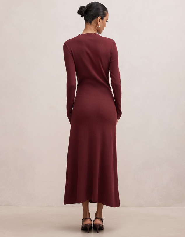 Forever New Petite - Irina Petite Long Sleeves Tie Knitted Dress