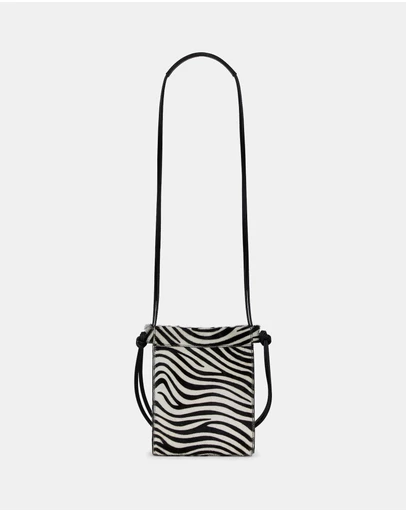 ARKET - Zebra-Print Leather Crossbody