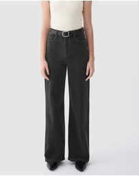 Outland Denim - Ellie High Wide Jeans
