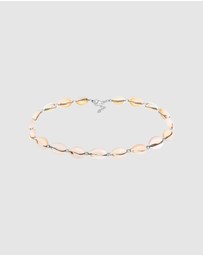Elli Jewelry - Necklace Summer Beach Trend with Kauri Shells Beach in 925 Sterling Silver