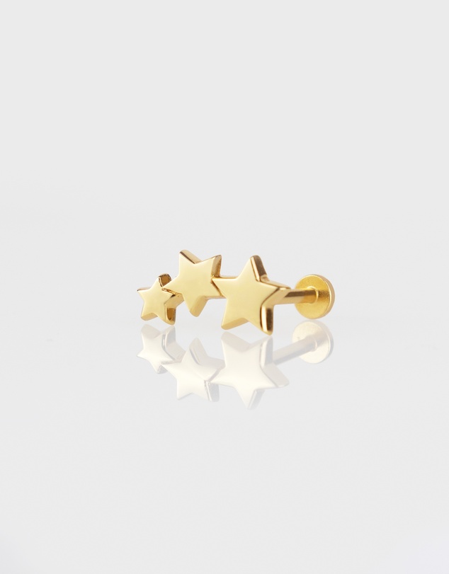 Wanderlust + Co - Trio Stars Flat Back Earring