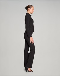 Love and Nostalgia - Motor Running Zip Jacket - Black