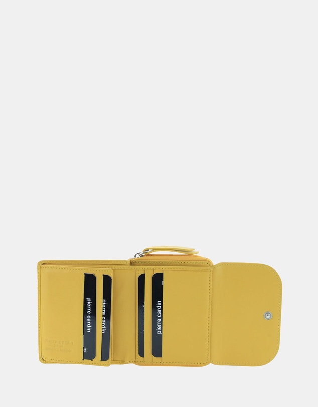 Pierre Cardin - Pierre Cardin Ladies Leather Tri-Fold Tab Wallet
