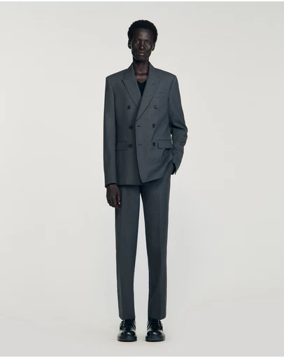 Sandro - Croise Amf Suit Jacket