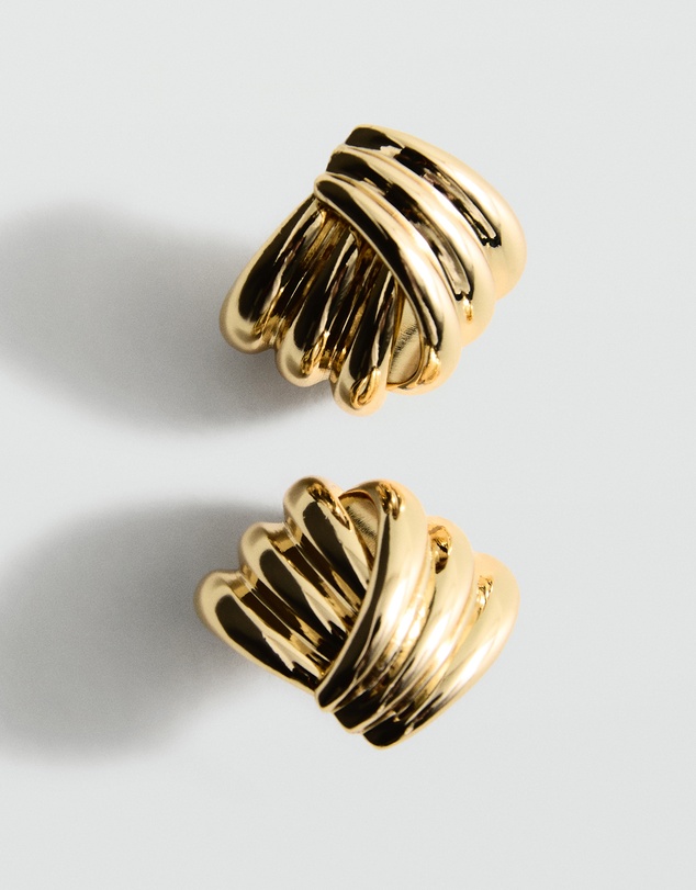 M.N.G - Intertwined Knot Earrings