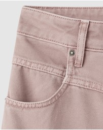 M.N.G - Wide-Leg Mid-Rise Loose-Fit Jeans