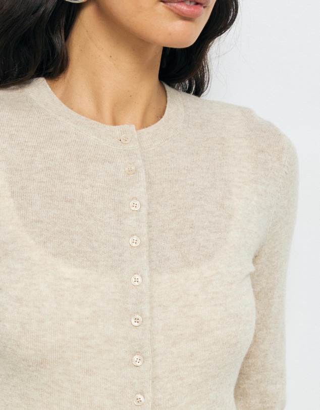 AERE - Isha Wool Cashmere Blend Cardigan