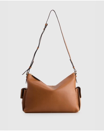 Evity - Narda Leather Large Crossbody Bag